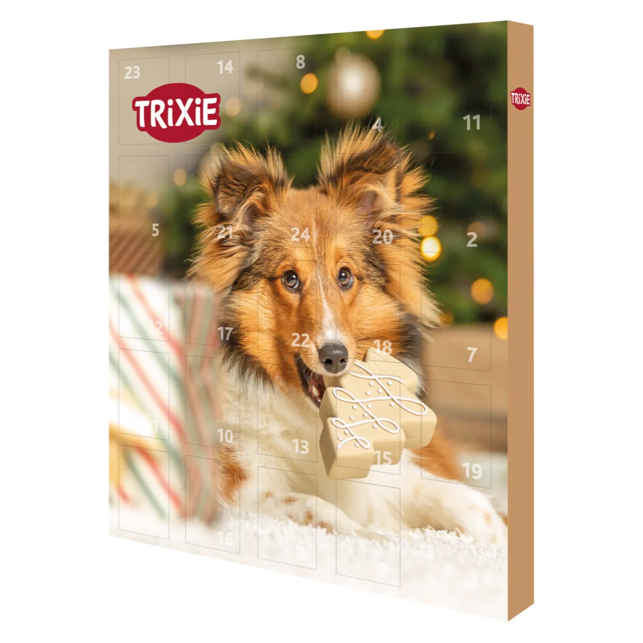 Trixie 2025 Julekalender til Hund - fyldt med lækre hundesnacks